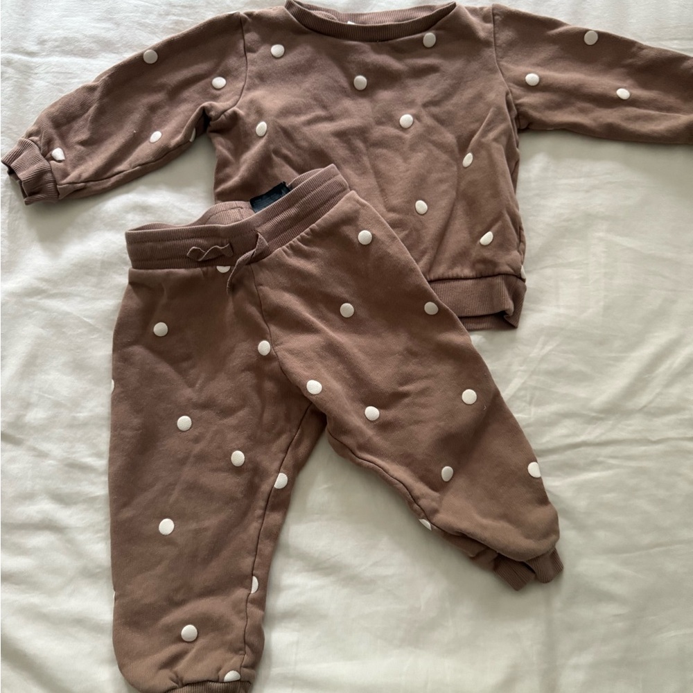 H&M Toddler Outfit with White Dots